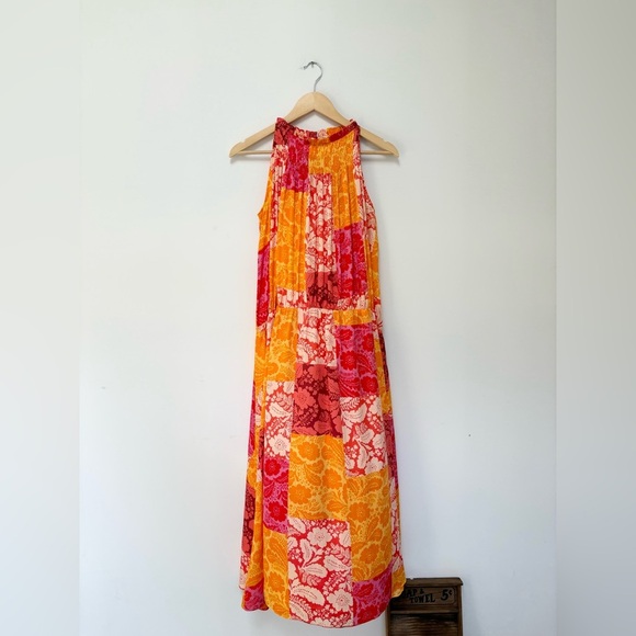 ANN TAYLOR | Patchwork Floral Maxi dress | S - Picture 5 of 9